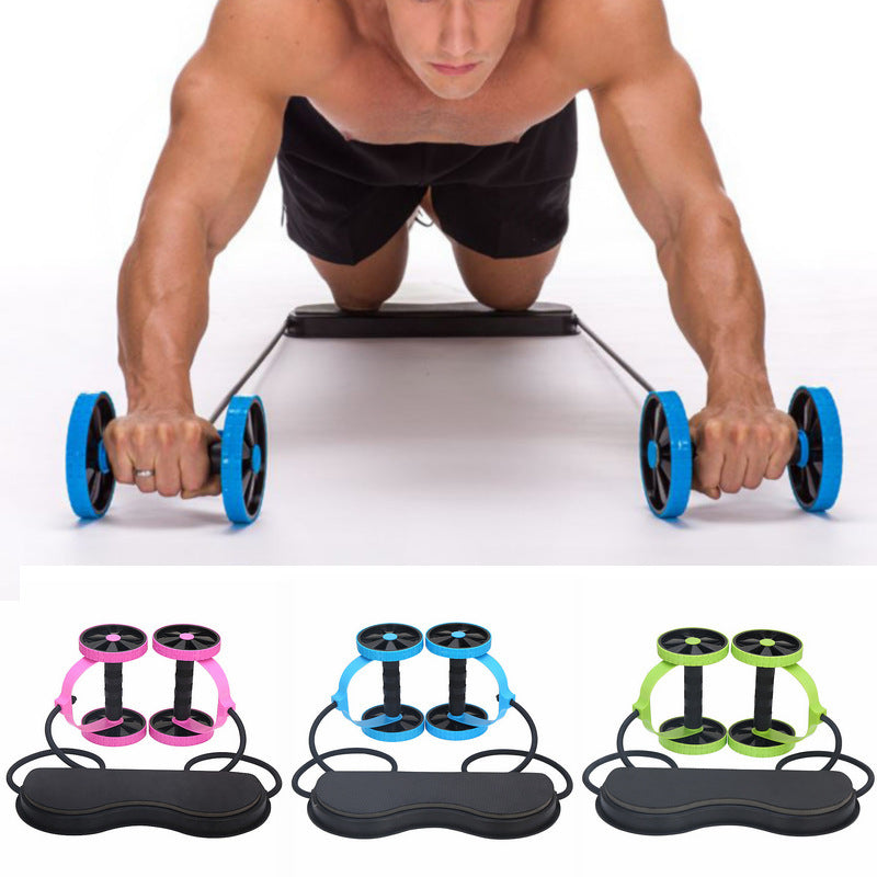 Revoflex Xtreme Multifunctional Body-Building Wheel Gear - Pink Color