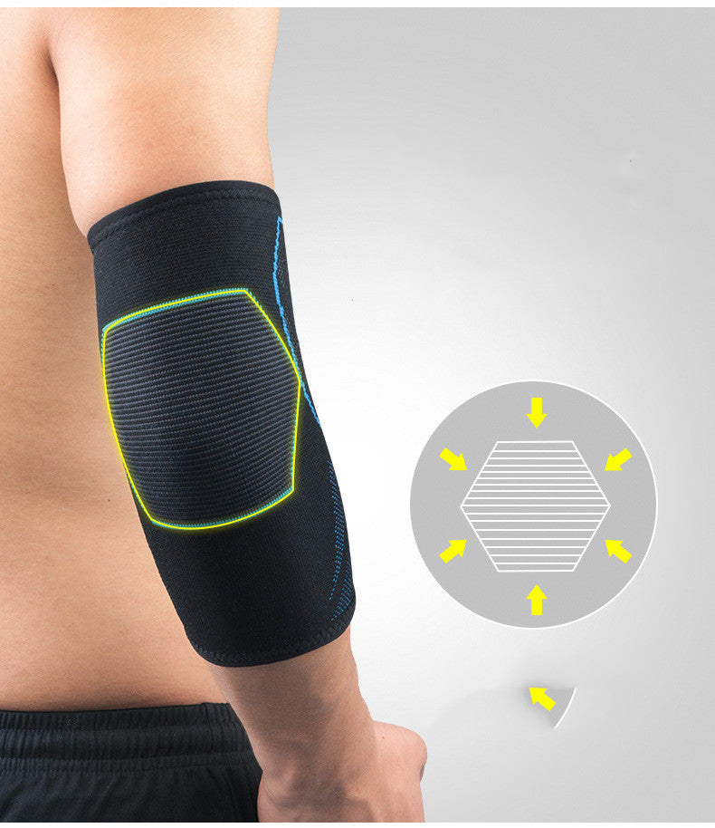 Sports Elbow Guard - Knitted Non-slip Pressure Elbow Sleeve for Fitness & Protective Gear